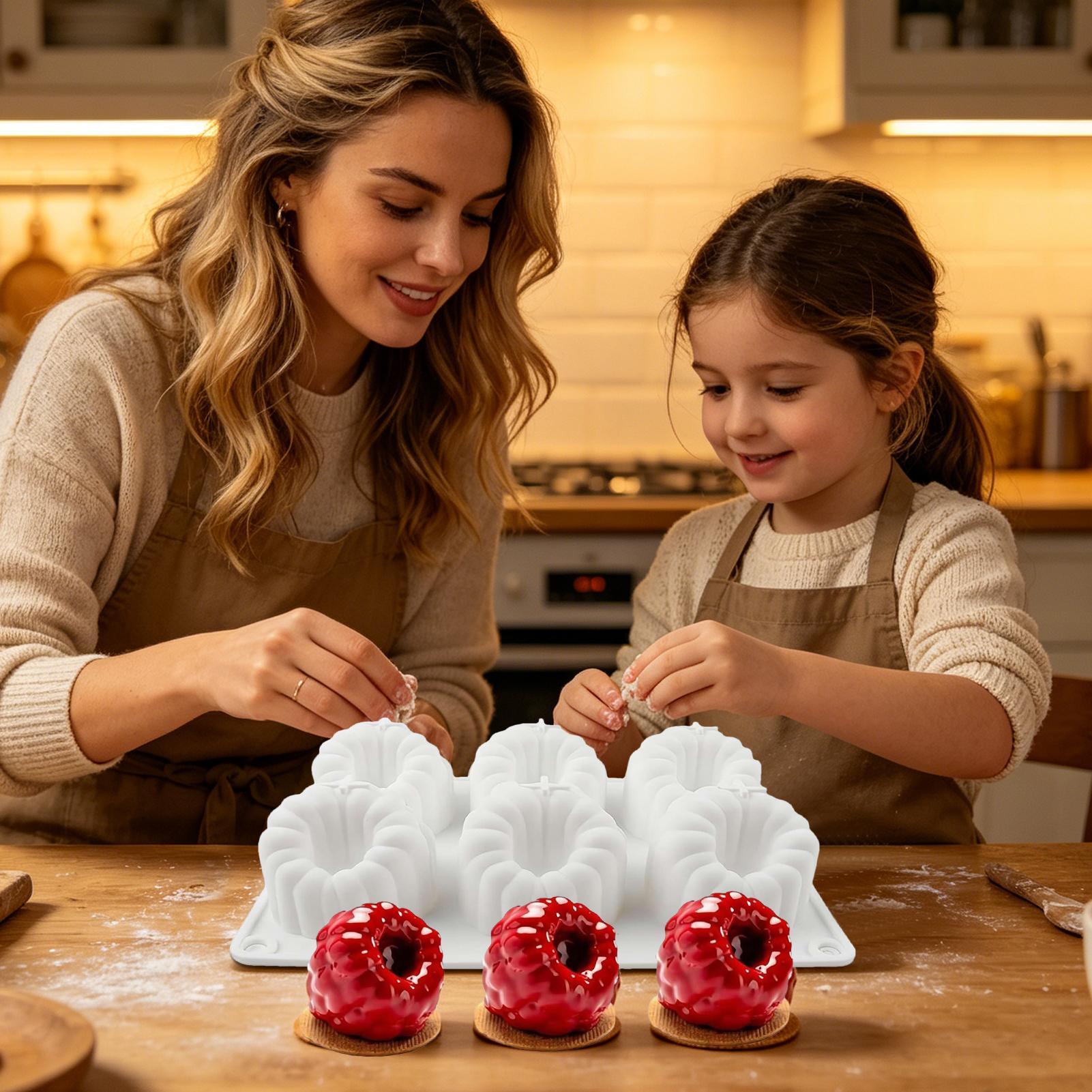 Kitchen Baking Molds - 라즈베리 실리콘 몰드 3D 라즈베리 모양