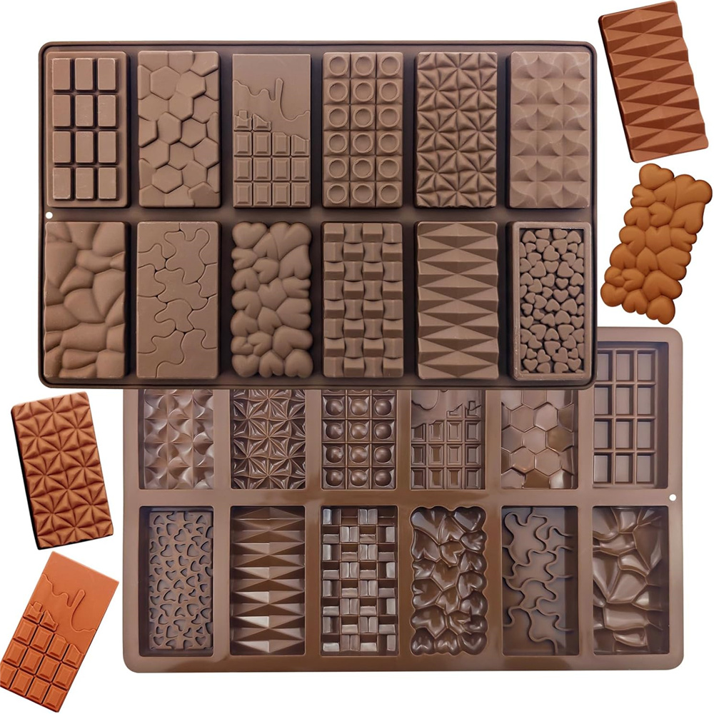 Kitchen Baking Molds - 12개의 초콜릿 몰드 두바이 실리콘 초콜릿
