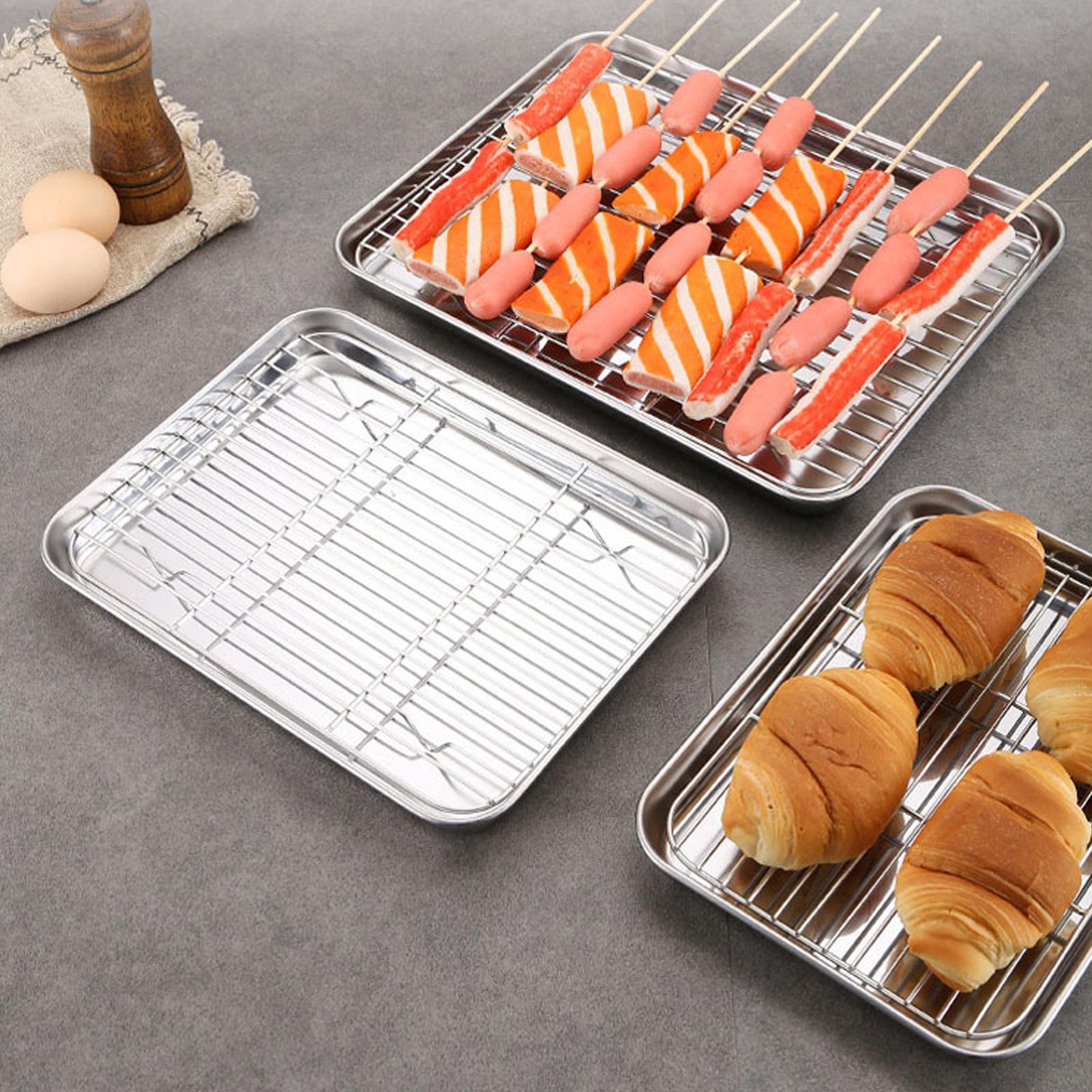 Kitchen Baking Cart - 탈착식 냉각 랙 세트가 있는 베이킹