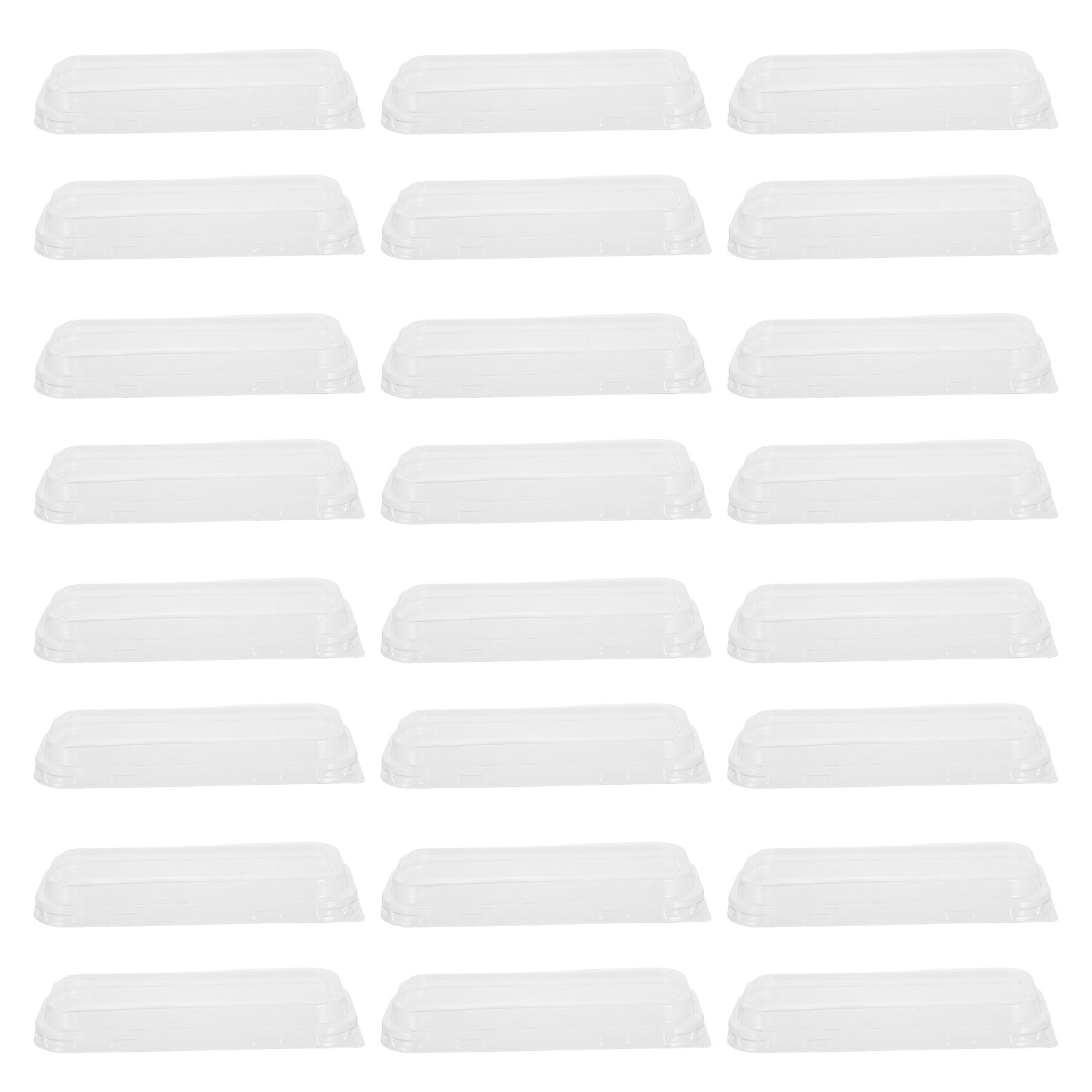 50개 플라스틱 로프 베이킹 뚜껑 - 투명한 직사각형  - Kitchen Tools In Baking 리뷰 및 가격