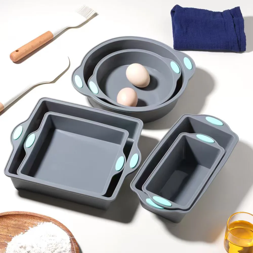 회색 내열성 실리콘 케이크 몰드 팬 2/3개 베이킹 트 - Kitchen Appliances For Baking 리뷰 및 가격