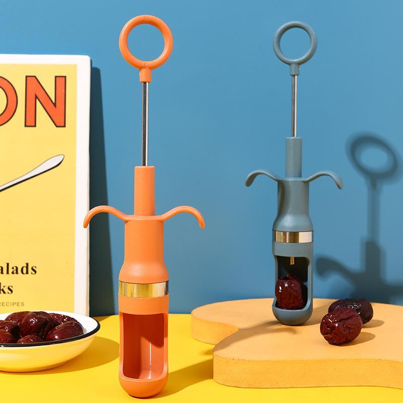 미끄럼 방지 손잡이가 있는 체리 및 붉은 대추 씨 제거 - Kitchen Tools In Baking 리뷰 및 가격