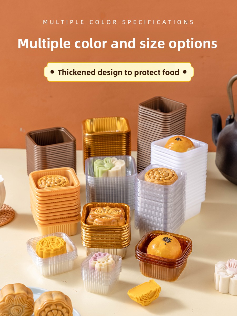 두꺼운 플라스틱 월병 포장 상자 베이스 트레이 녹두 케 - Kitchen Tools In Baking 리뷰 및 가격