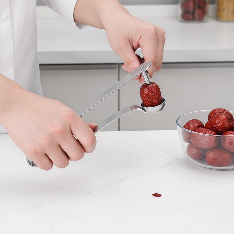 {YY30} 1개 스테인리스 스틸 대추 코어러, 간편한 - Kitchen Tools In Baking 리뷰 및 가격
