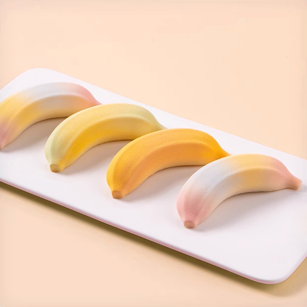 6 또는 12 셀 바나나 디자인 실리콘 케이크 금형 프 - Kitchen Appliances For Baking 리뷰 및 가격