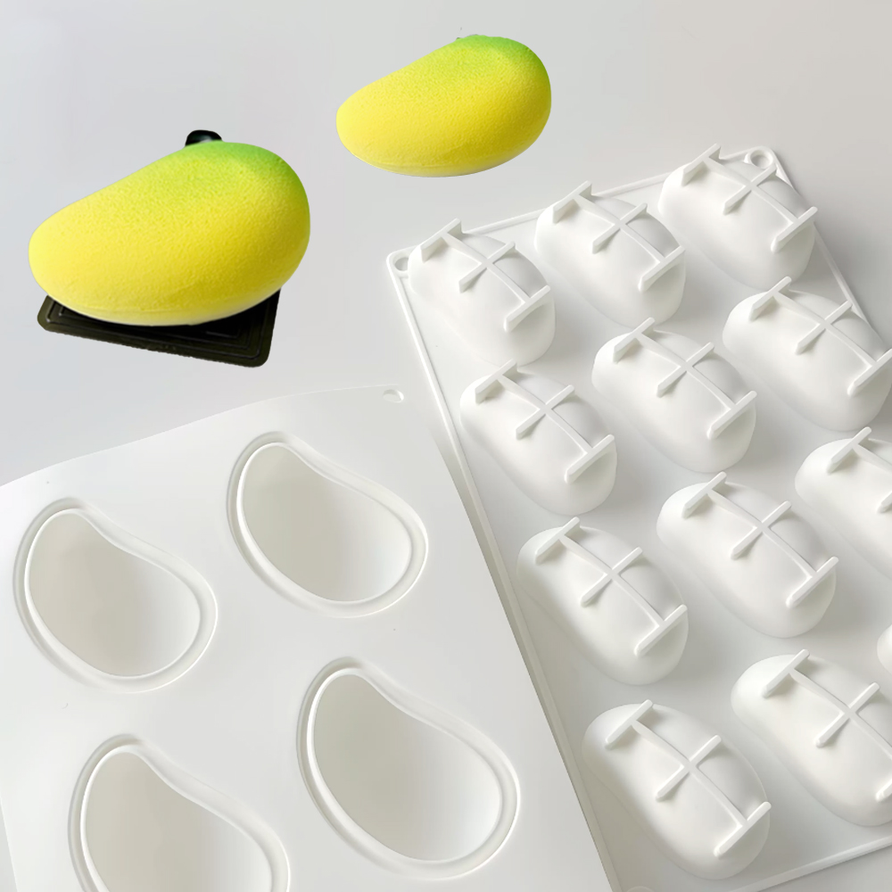 3D 망고 디자인 프랑스 과일 무스 금형 디저트 Bak - Kitchen Appliances For Baking 리뷰 및 가격