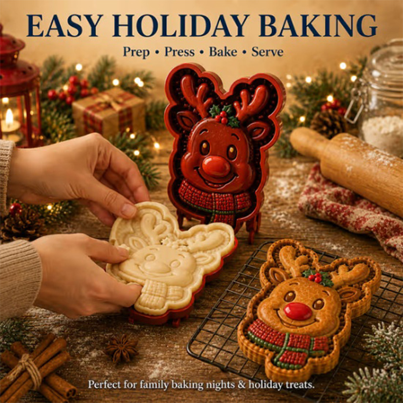크리스마스 테마 미니 파이 몰드 컬렉션 휴대용 실용적인 - Kitchen Appliances For Baking 리뷰 및 가격