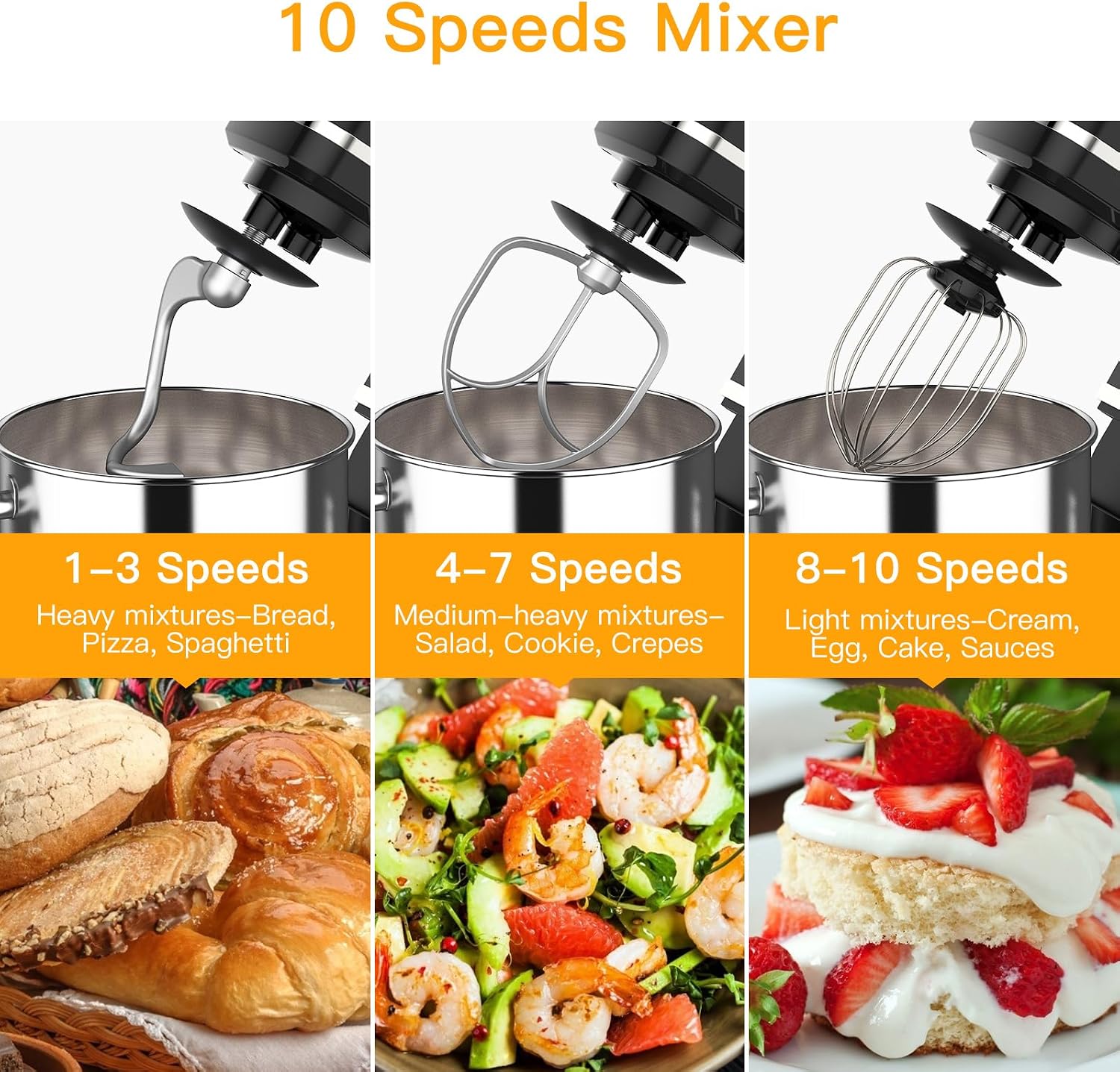 Tacleekii 7.5QT 틸트 헤드 스탠드 믹서,  - Stand Mixer Bowl 리뷰 및 가격