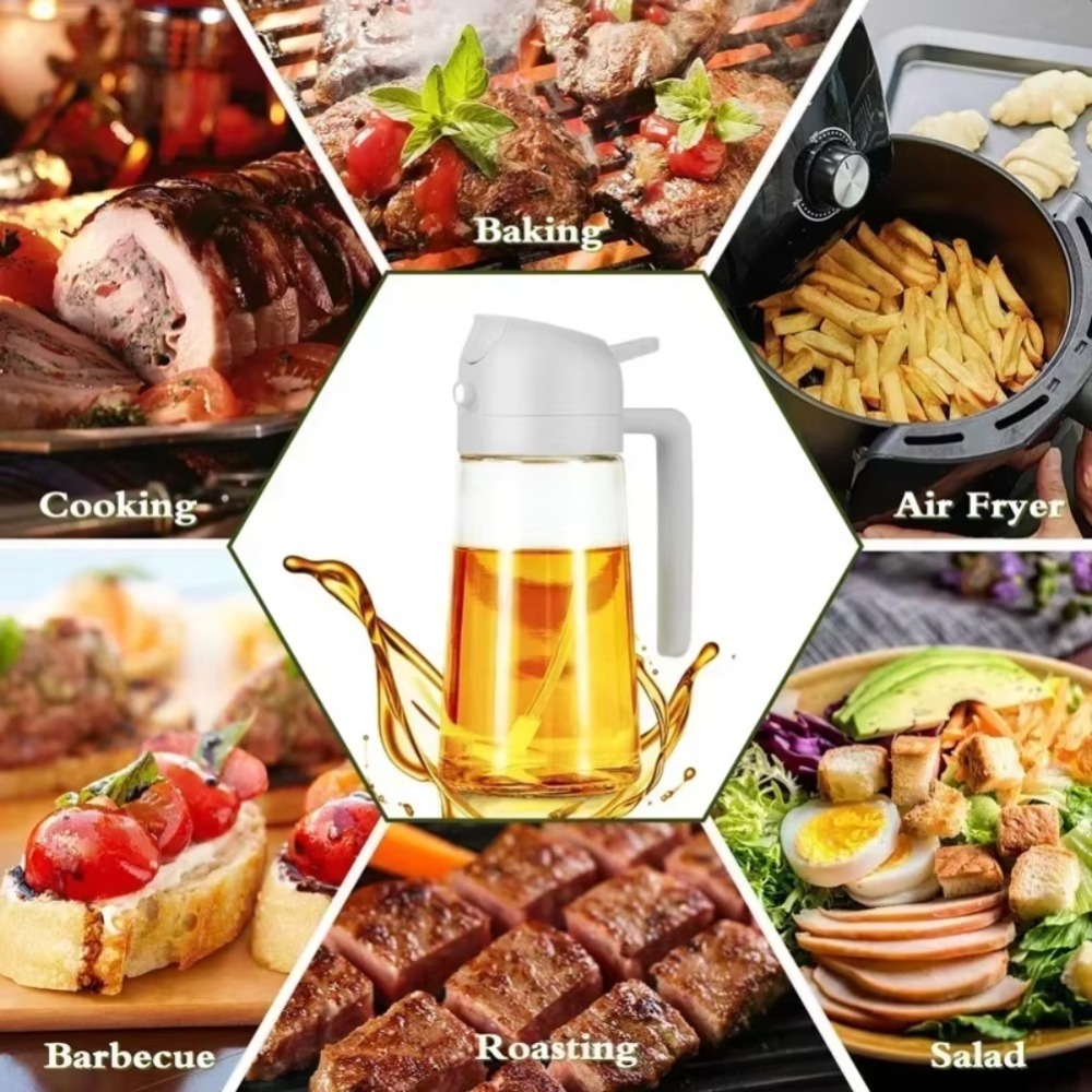 2in1 470ml 플라스틱 스프레이 오일 스프레이어  - Kitchen Tools In Baking 리뷰 및 가격