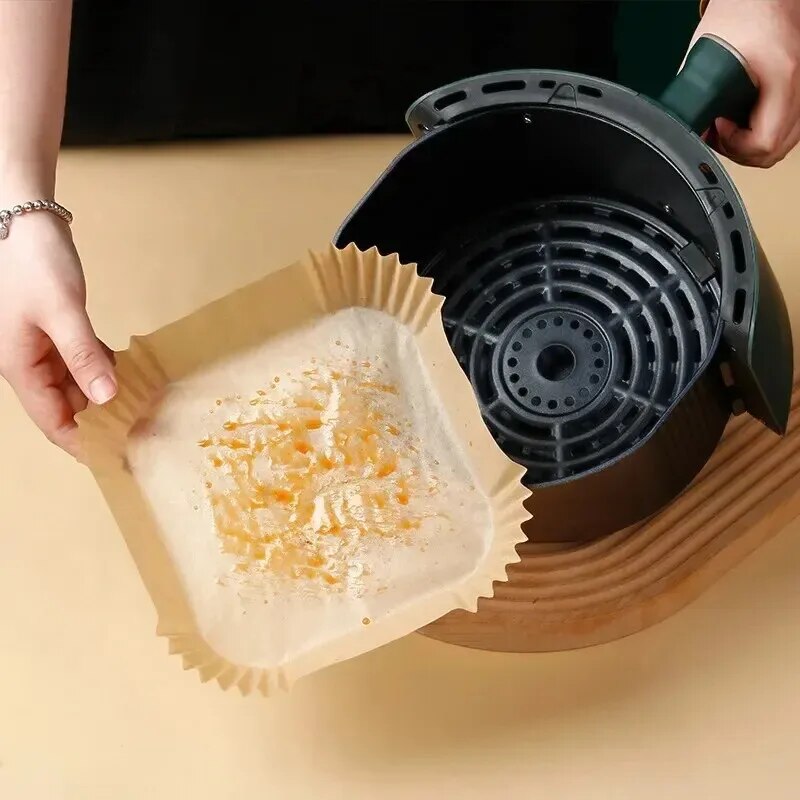 50Pcs 에어 프라이어 일회용 종이 비 스틱 에어 프 - Kitchen Baking Paper 리뷰 및 가격