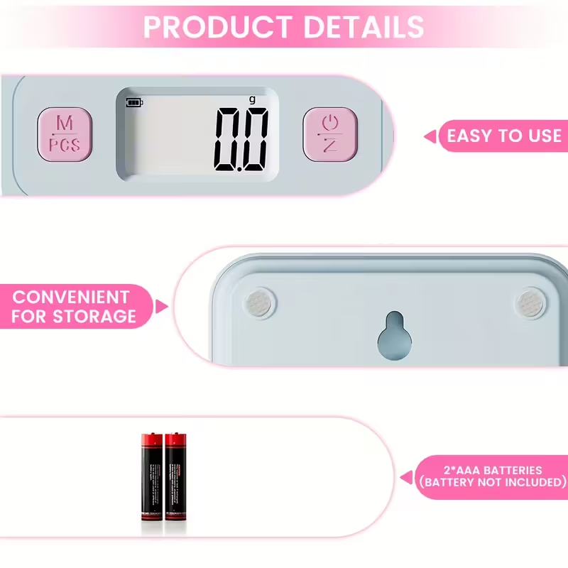 디지털 주방 저울, LCD 디스플레이 포함, 0. 1온 - Kitchen Baking Essentials 리뷰 및 가격
